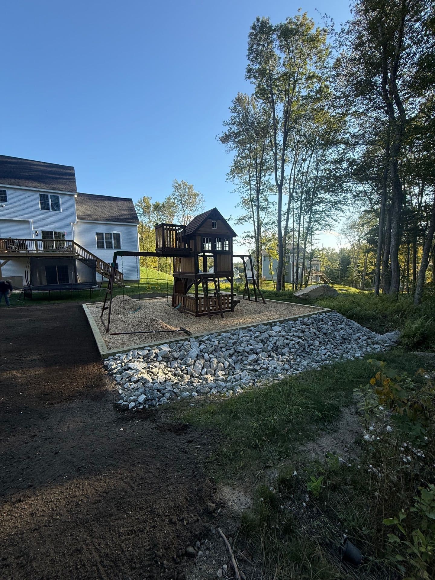 Backyard Playground Installation for Family Fun image