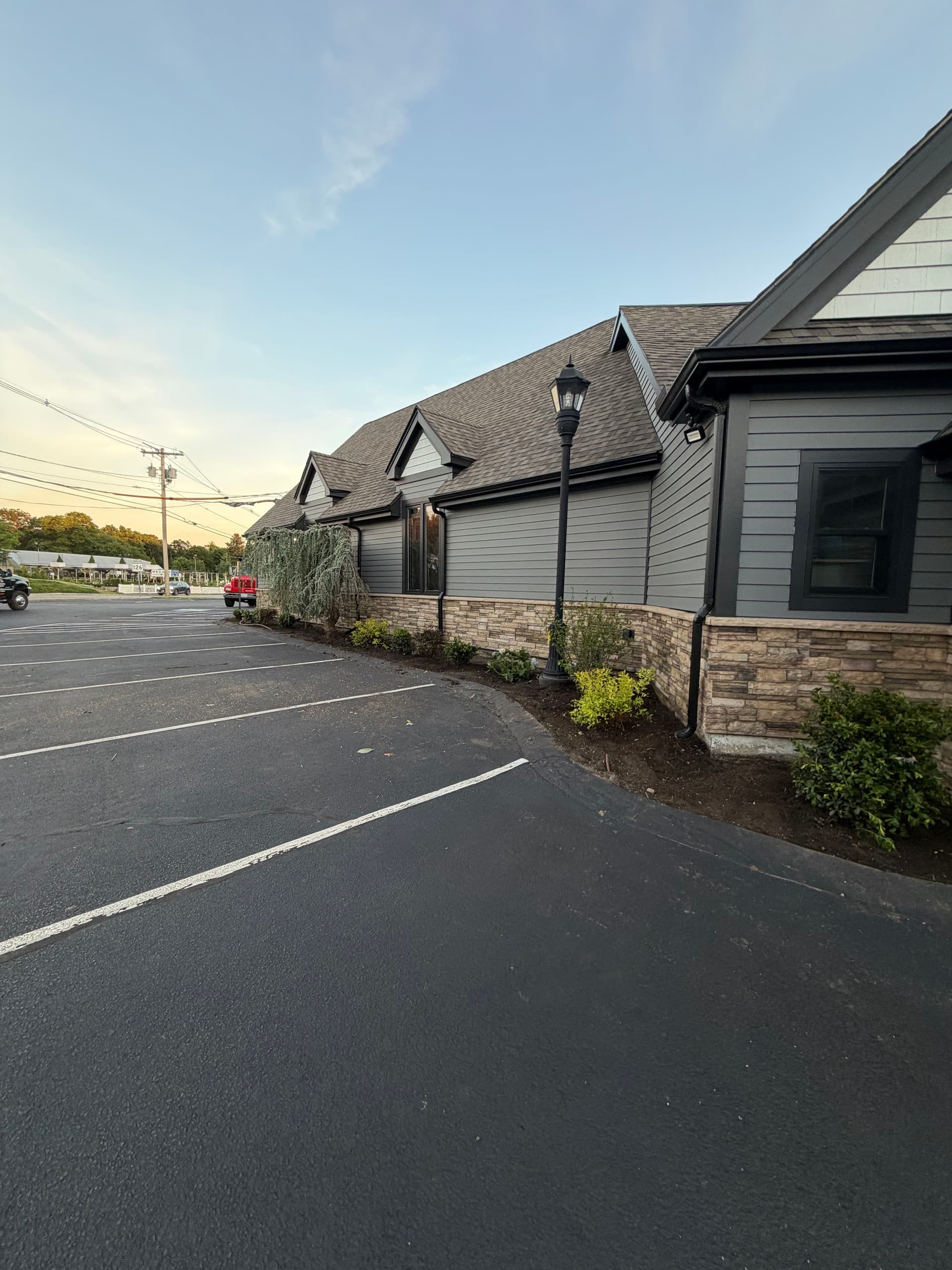 Gallery photos for Full Landscape Removal and Replanting at a Medway Restaurant: Image #4