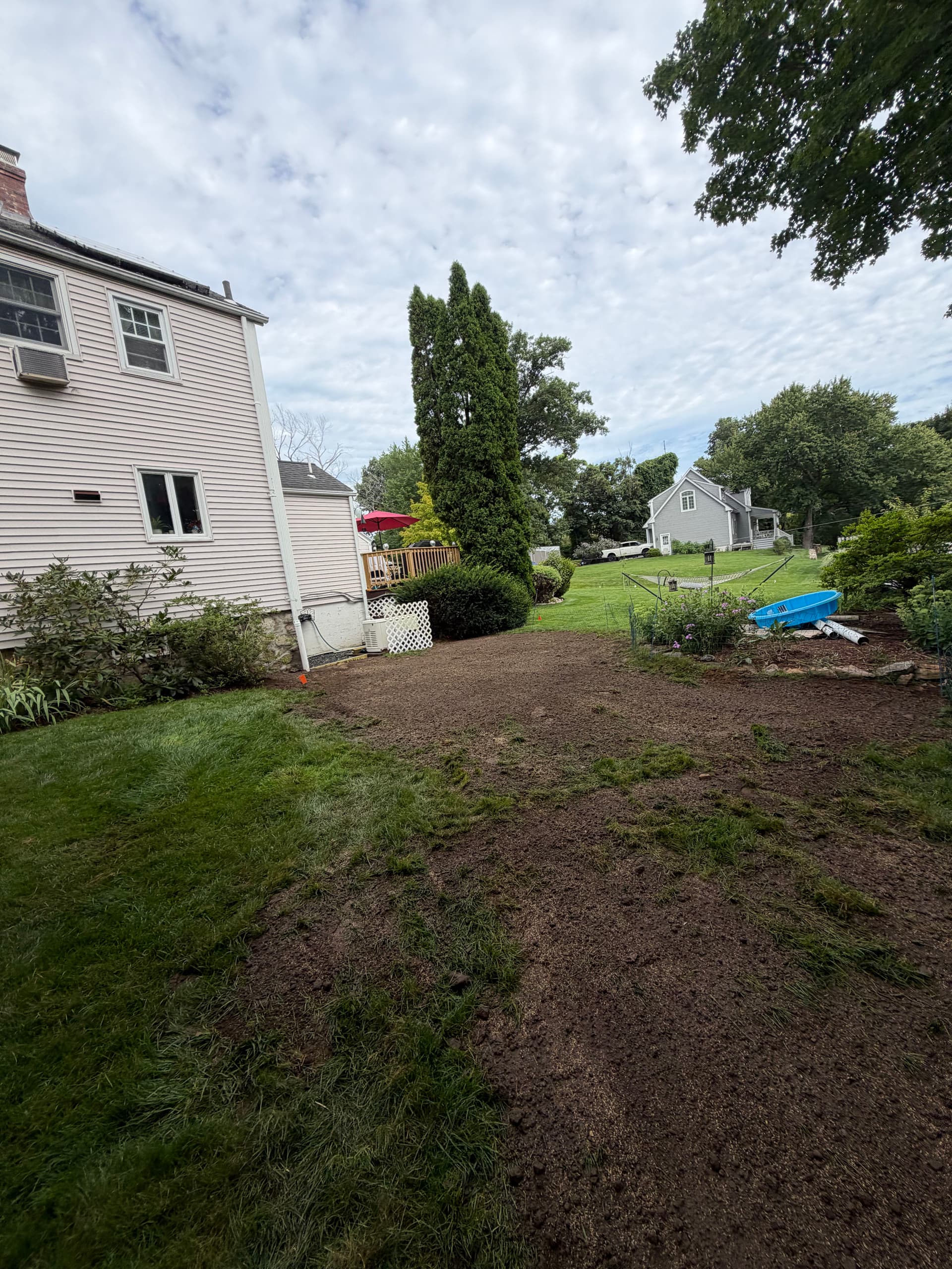 Gallery photos for Dry Well Installation Stops Basement Flooding in Southborough: Image #2