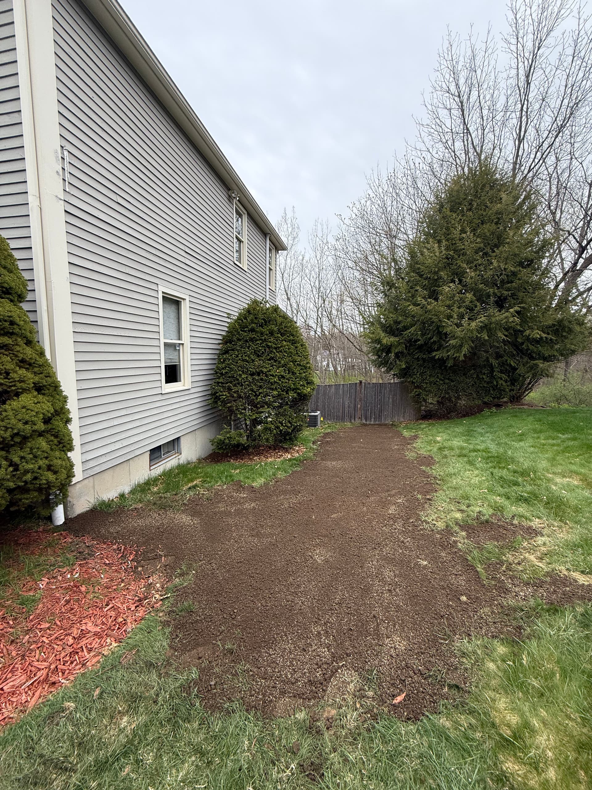 Gallery photos for Foundation drainage fix that helped a home pass inspection in WestboroughMA: Image #3