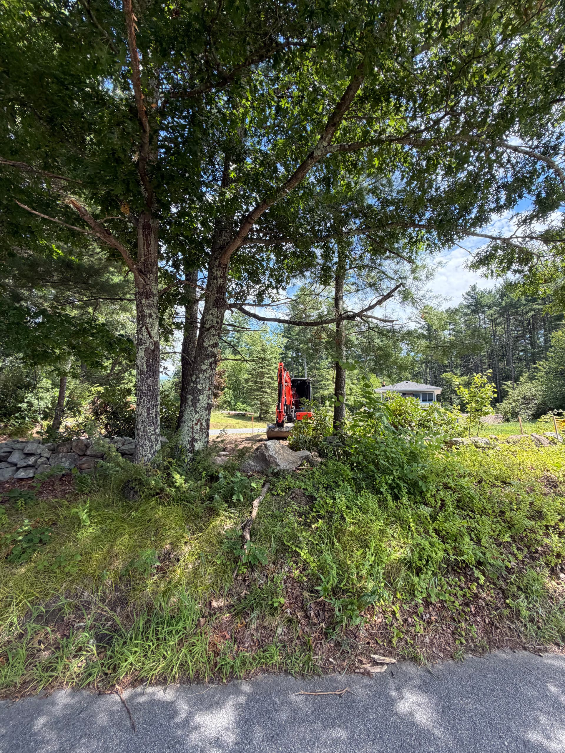 Gallery photos for New Driveway Entrance Site Work in Upton: Image #1