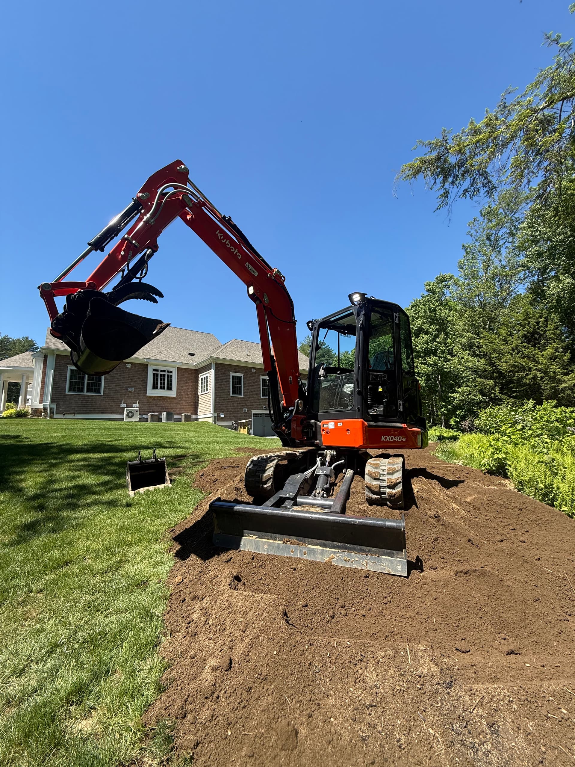 Gallery photos for Lawn Repair and Hydroseeding After Well Installation in Upton: Image #3