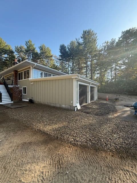 Gallery photos for Drainage Solutions and Temporary Driveway Installation for Renovated Home: Image #1